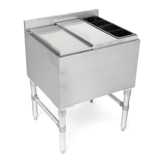John Boos UBIB-1824 Slim Line Underbar Ice Bin / Cocktail Unit