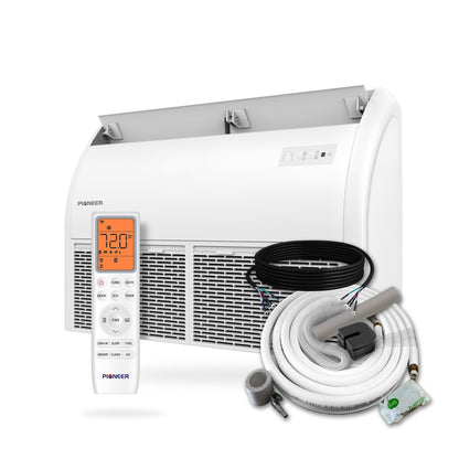 Pioneer Multi Zone 18,000 BTU Quantum Ultra Floor-Ceiling Flex Mount Indoor Section Ductless Mini-Split Wi-Fi Inverter++ Air Conditioner Heat Pump 230V - UT018GLSILCFHG-10S