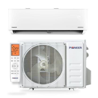Pioneer Quantum Ultra 24,000 BTU 23 SEER2 230V High-Wall Ductless Energy-Star Mini-Split Air Conditioner Inverter Heat Pump Full Set - WYT024GLSI24RL