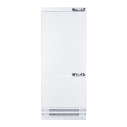 Hallman 30" Built-in Refrigerator with 11.5 cu. ft. and Bottom Freezer with 4.5 cu. ft. a total 16.0 Cu. Ft., Panel Ready