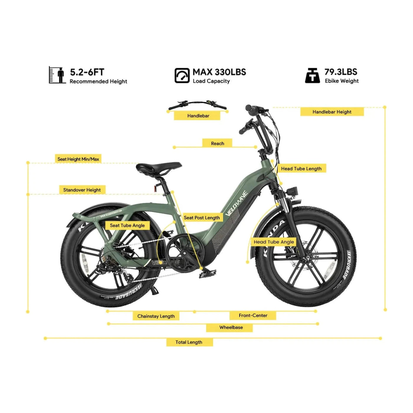 Velowave Pony Step Thru EBike
