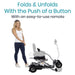 Vive Health Auto Folding 4-Wheel Mobility Scooter