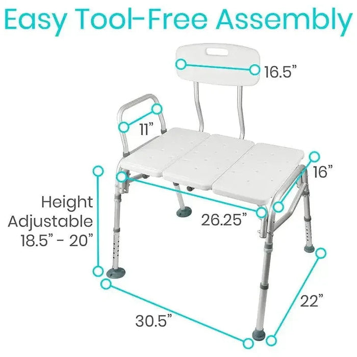 Vive Health LVA1041 Transfer Bench