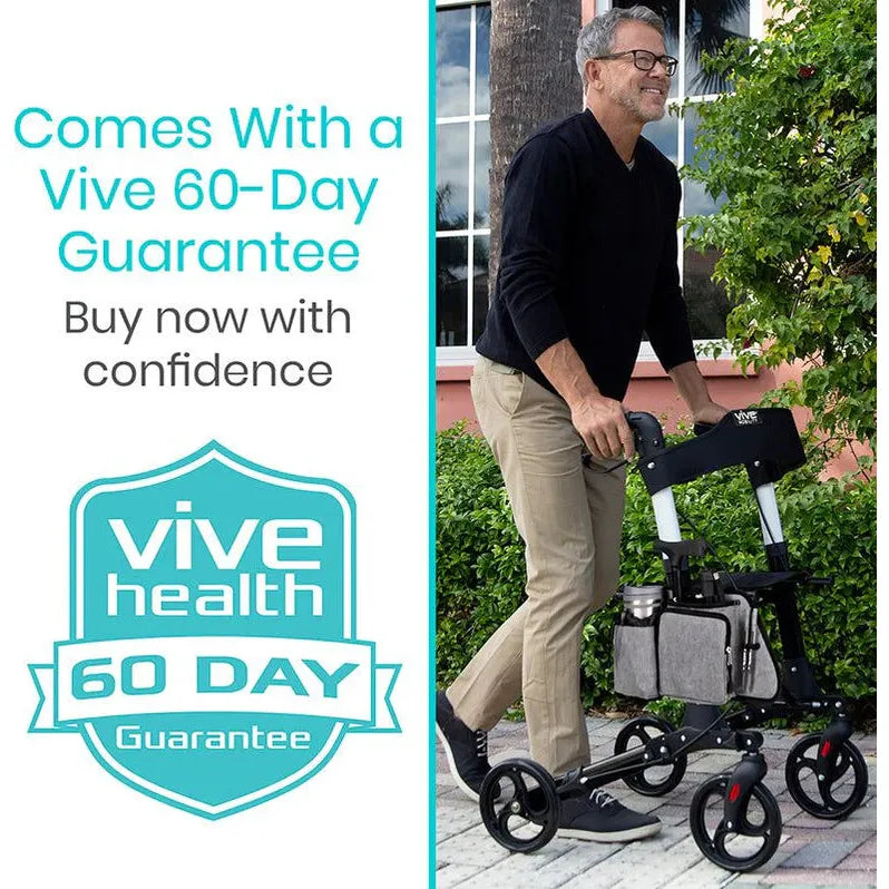 Vive Health Mobility Side Bag for Mobility Scooters, Rollators, Walkers, & Wheelchairs