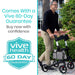 Vive Health Mobility Side Bag for Mobility Scooters, Rollators, Walkers, & Wheelchairs