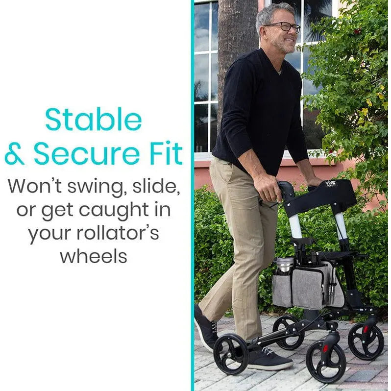 Vive Health Mobility Side Bag for Mobility Scooters, Rollators, Walkers, & Wheelchairs