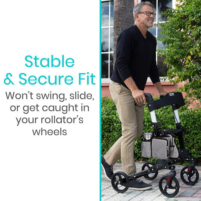 Vive Health Mobility Side Bag for Mobility Scooters, Rollators, Walkers, & Wheelchairs