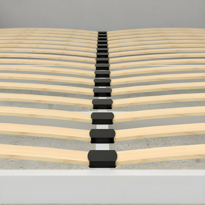 Murphy Bed With Desk & Storage Cabinet, Queen Size, White by Leto Muro