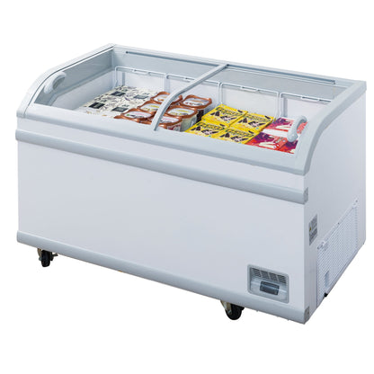 Chef AAA Commercial 79" Glass Door Frozen Food or Ice Cream Chest Freezer Display - TD-700Y