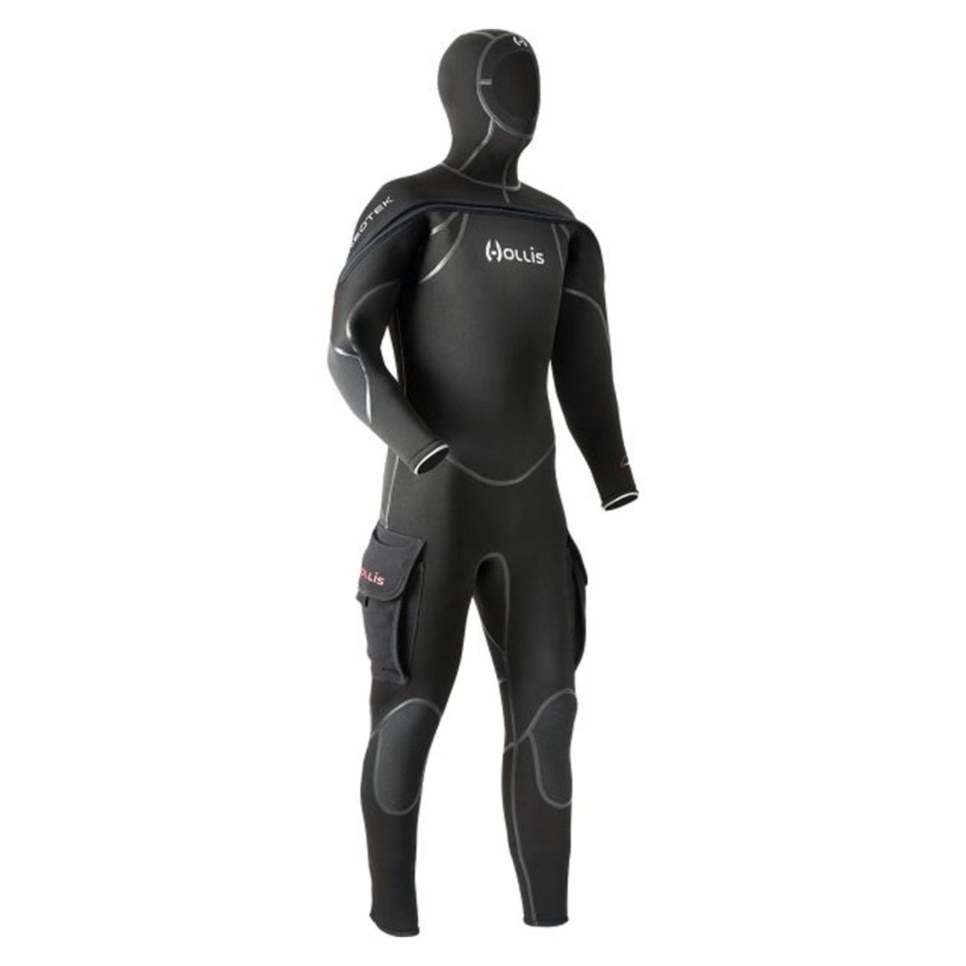 Hollis Neotek 8/7/6 Semi-Dry V2 Unisex Wetsuit for Scuba Diving - WET454 02-SM