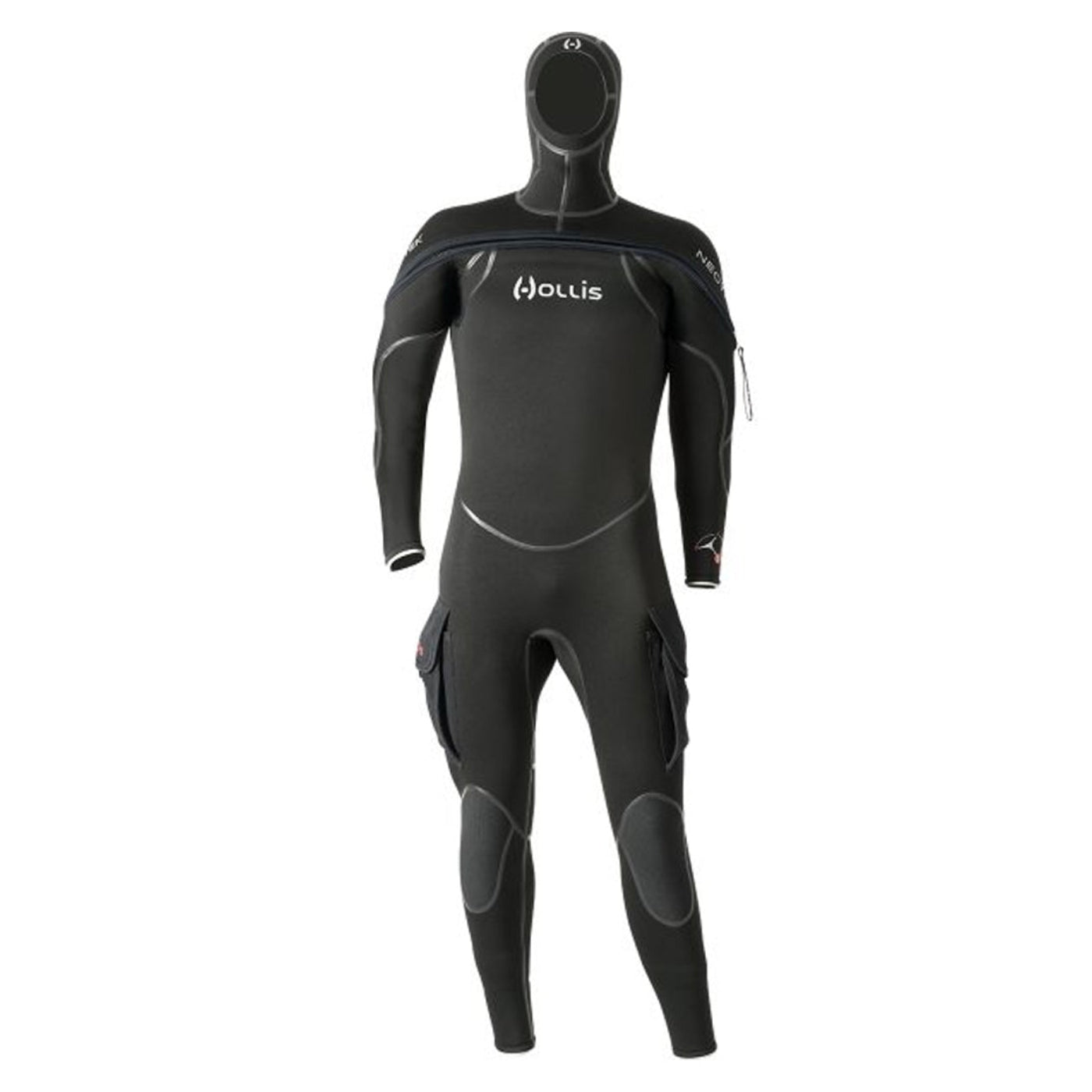 Hollis Neotek 8/7/6 Semi-Dry V2 Unisex Wetsuit for Scuba Diving - WET454 02-SM