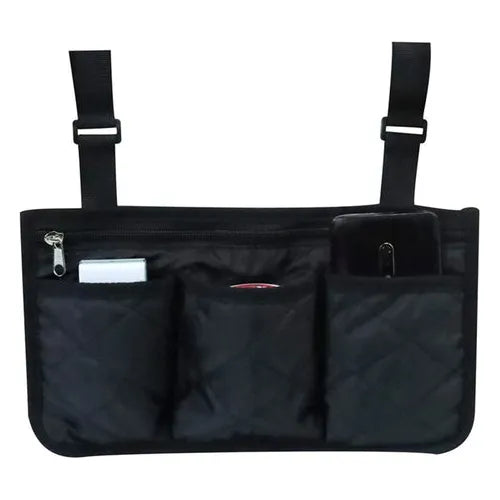 Wheelchair Armrest Storage Bag Waterproof Wheelchair Side Bag