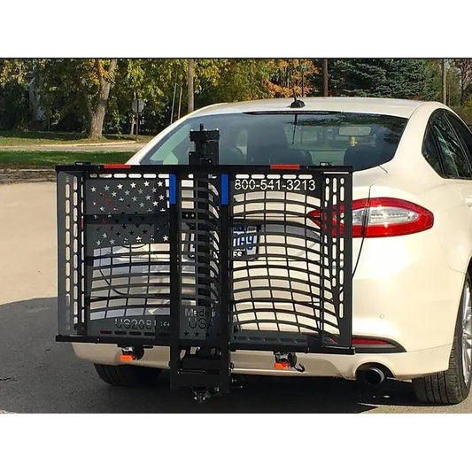 Wheelchair Carrier Patriotic Electric Lift for Scooters and Power Chairs