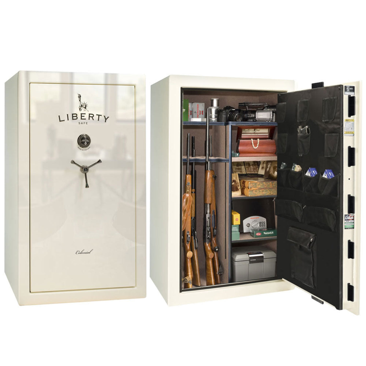 Liberty Safe Liberty Gun Safe Colonial 30 CO30 - LIB Colonial 30 Brnz Text Elec