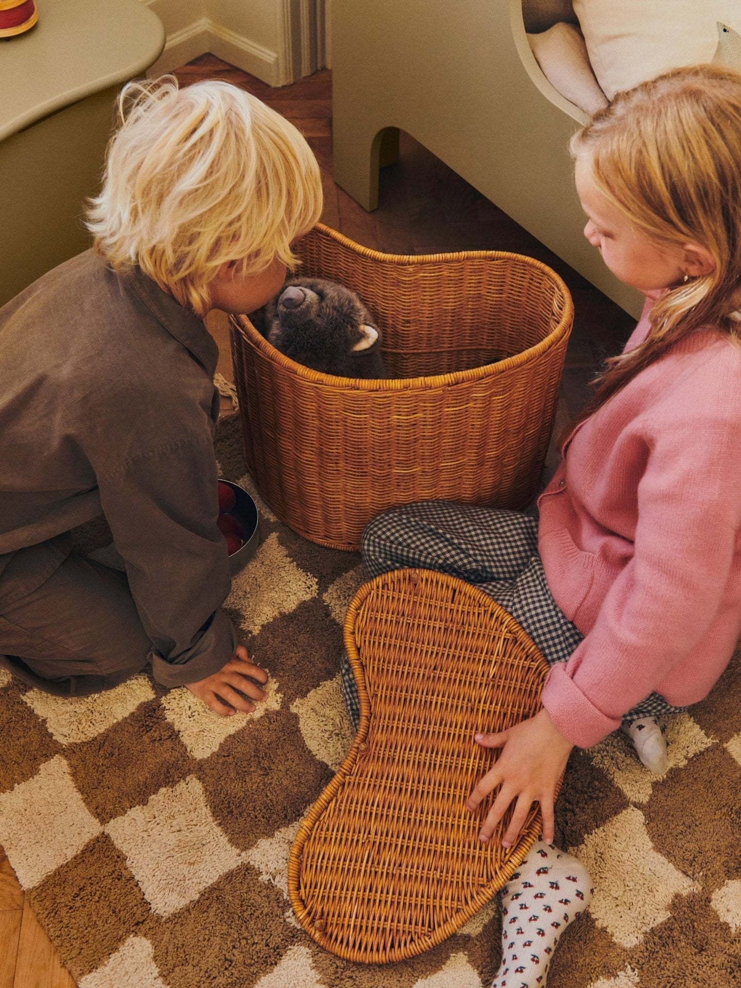 Ferm Living Willora Braided Storage - Set of 2 - 1104272032