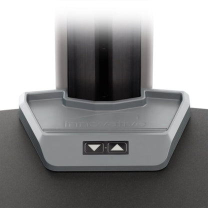 Innovative Winston-E Workstation Electric Dual Monitor Standing Desk Converter