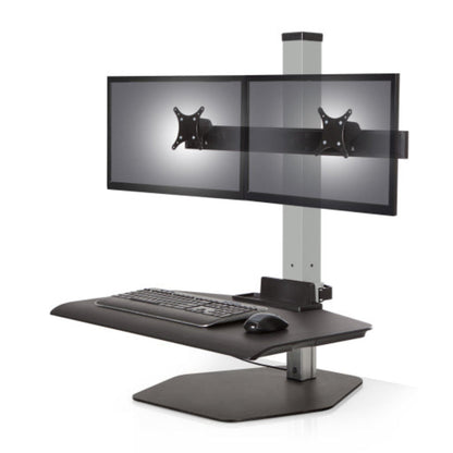 Innovative Winston Workstation Dual Monitor Adjustable Standing Desk Converter - 18089