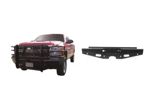 2014 Chevy Silverado 2500HD Workhorse Kit - Ranch Hand Front + Rear Bumper - workhorse-kit-14