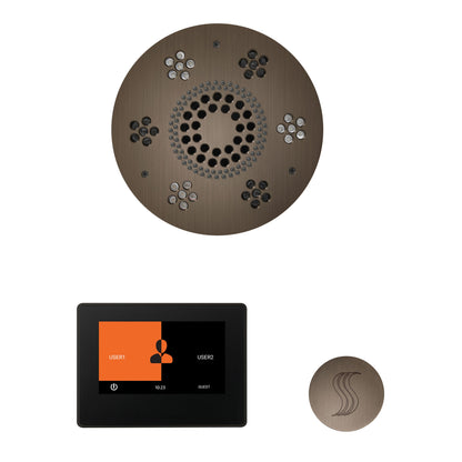 ThermaSol Steam Shower Kit - The Wellness Steam Package with 7" ThermaTouch - WSTP7S-AB