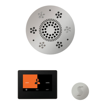 ThermaSol Steam Shower Kit - The Wellness Steam Package with 7" ThermaTouch - WSTP7S-AB