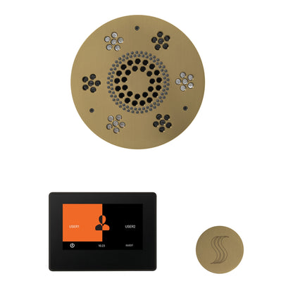 ThermaSol Steam Shower Kit - The Wellness Steam Package with 7" ThermaTouch - WSTP7S-AB