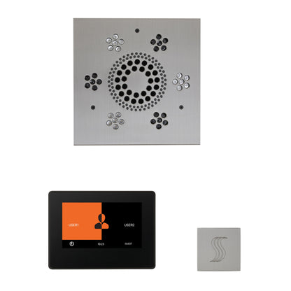 ThermaSol Steam Shower Kit - The Wellness Steam Package with 7" ThermaTouch - WSTP7S-AB