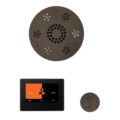 ThermaSol Steam Shower Kit - The Wellness Steam Package with 7" ThermaTouch - WSTP7S-AB