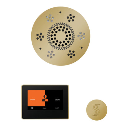 ThermaSol Steam Shower Kit - The Wellness Steam Package with 7" ThermaTouch - WSTP7S-AB