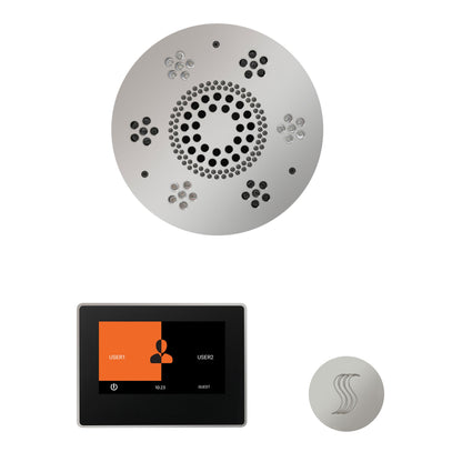 ThermaSol Steam Shower Kit - The Wellness Steam Package with 7" ThermaTouch - WSTP7S-AB