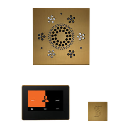 ThermaSol Steam Shower Kit - The Wellness Steam Package with 7" ThermaTouch - WSTP7S-AB