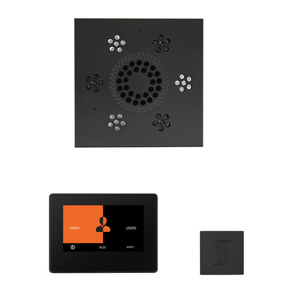 ThermaSol Steam Shower Kit - The Wellness Steam Package with 7" ThermaTouch - WSTP7S-AB