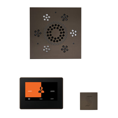 ThermaSol Steam Shower Kit - The Wellness Steam Package with 7" ThermaTouch - WSTP7S-AB