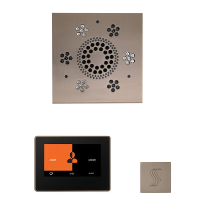 ThermaSol Steam Shower Kit - The Wellness Steam Package with 7" ThermaTouch - WSTP7S-AB