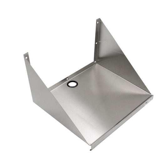 John Boos EBMS6-2030 Wall-Mount 30" W x 20" D Microwave Shelf - JBEBMS62030