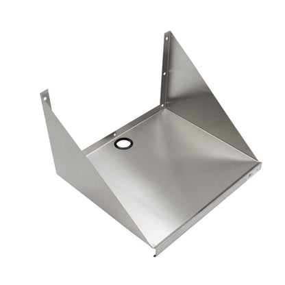 John Boos EBMS6-2030 Wall-Mount 30" W x 20" D Microwave Shelf - JBEBMS62030