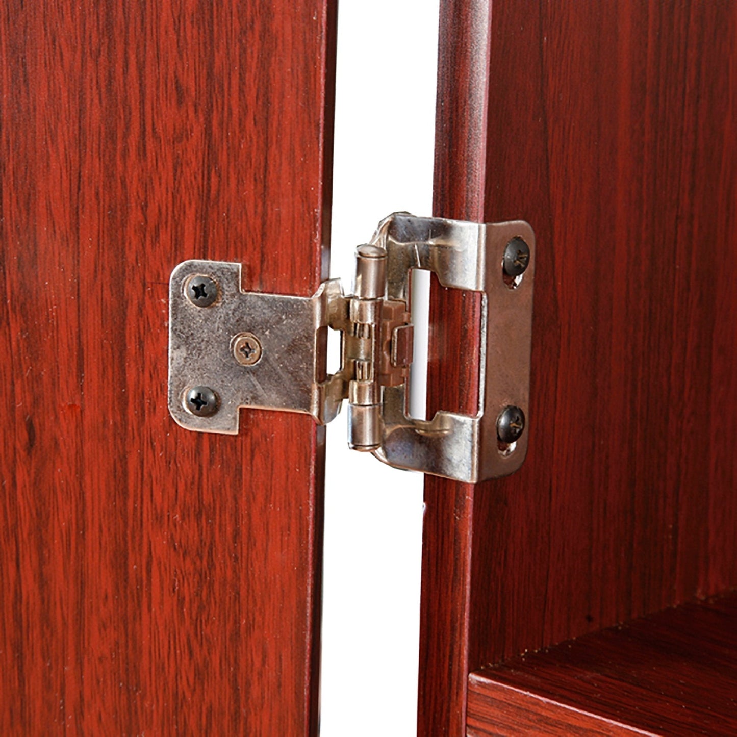 Hathaway Outlaw Free Standing Cherry Dartboard Cabinet Set - BG1040