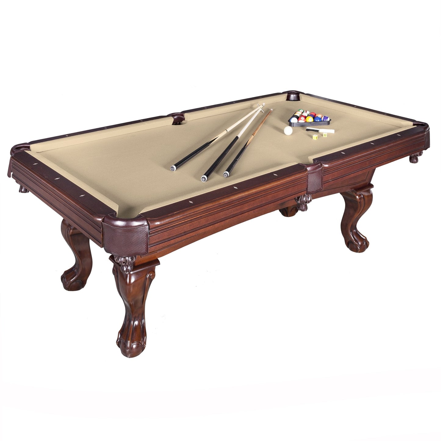 Hathaway Augusta Walnut 8ft Non Slate Pool Table - BG2670